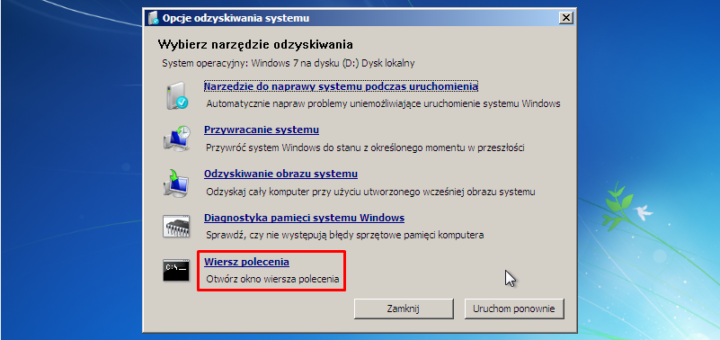 Naprawa Windows 7