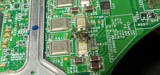 Uszkodzona sekcja W510