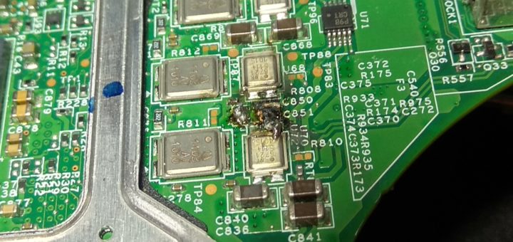 Uszkodzona sekcja W510